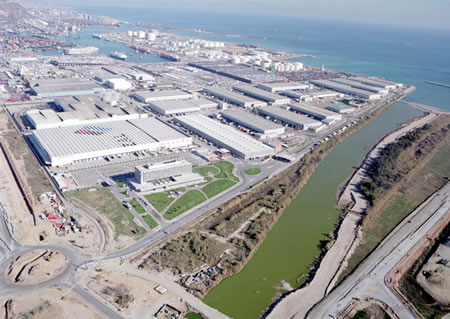 vista aérea de la parcela donde se ubicará la central